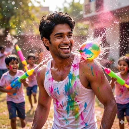 holi ai photo editing prompt for boy 9