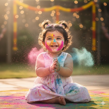 holi prompt for baby girl 4