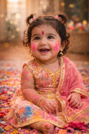 holi prompt for baby girl 5