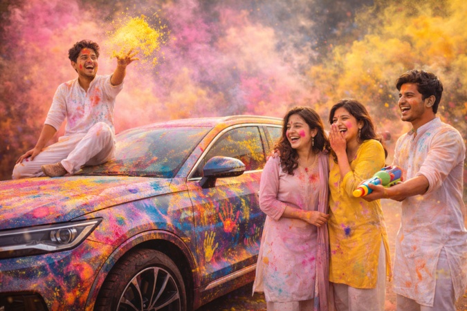 holi prompt for car&bike 6