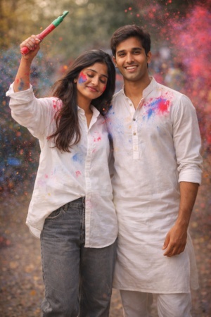 holi prompt gemini couple 1