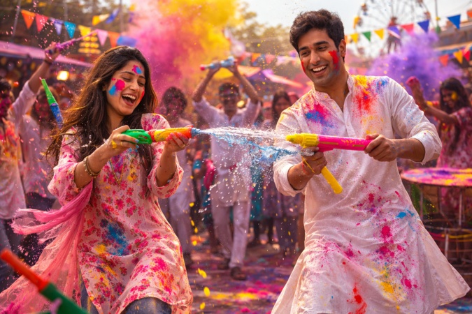 holi prompt gemini couple 4