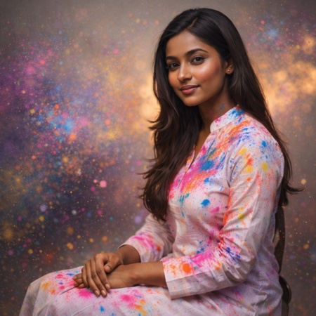 holi prompt gemini girl 1