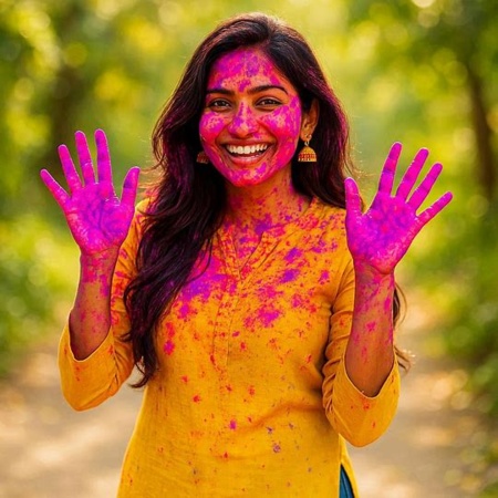 holi prompt gemini girl 6