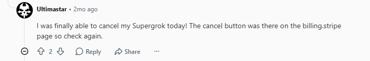 how to cancel grok subscription reddit 1