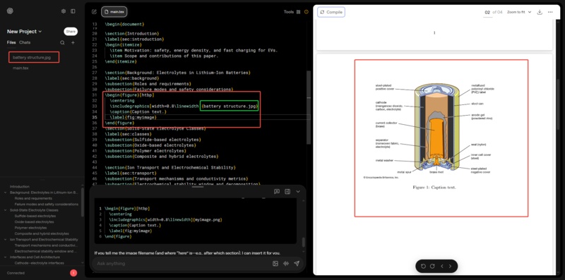 insert image in prism