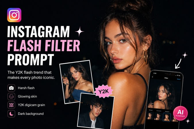 instagram flash filter prompt