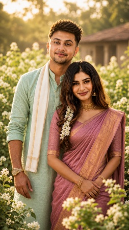 Jasmine Garden Portrait Prompt