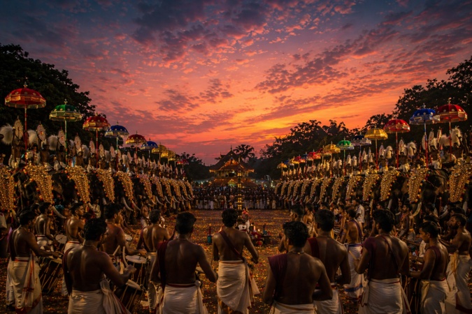 kollam pooram ai prompt 7