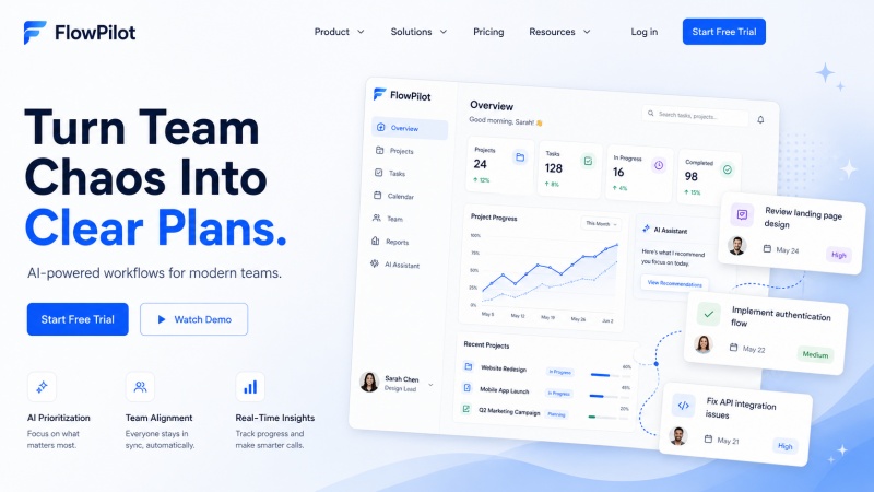 Landing Page Hero Section