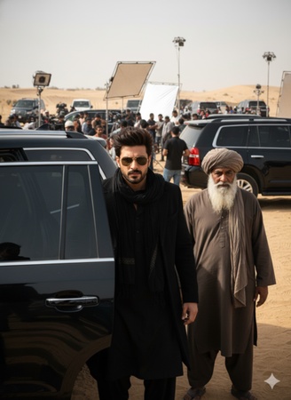 mafia-style SUV exit with rehman dakait prompt tone