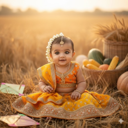 makar sankranti prompt for baby girl 3