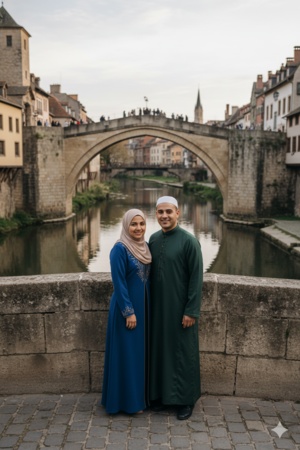 muslim couple prompt gemini free 11