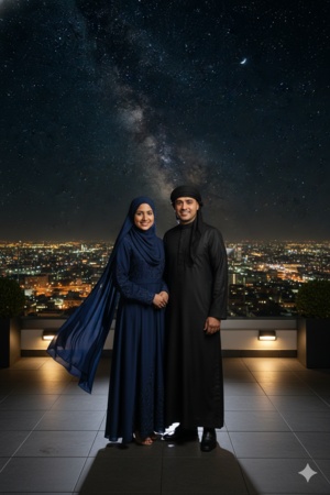 muslim couple prompt gemini free 5