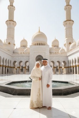 muslim couple prompt gemini free 7