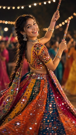 Navratri Garba Traditional Look Prompt