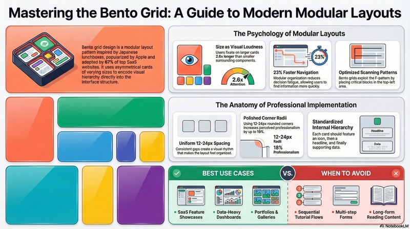 notebooklm custom infographic style bento grid