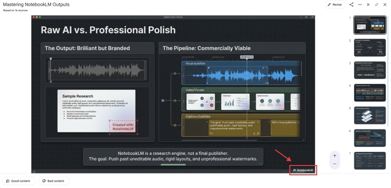 notebooklm slide watermark