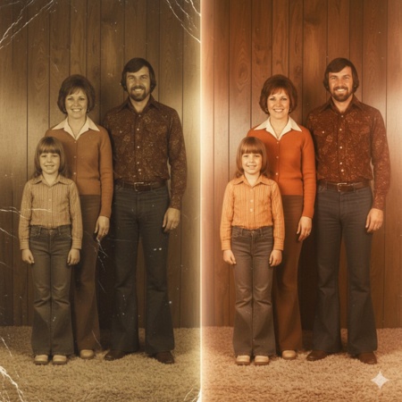 old photo restoration ai prompt 12
