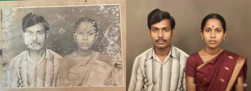 old photo restoration ai prompt 9
