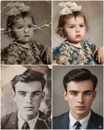 old photo to new photo gemini prompt