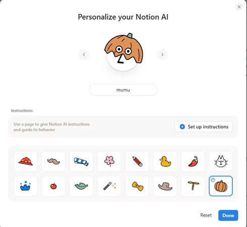 personalize your notion ai