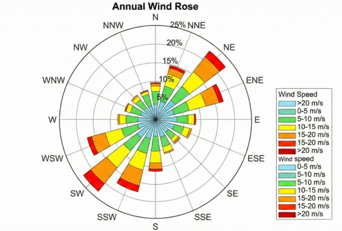 polar chart uses in data