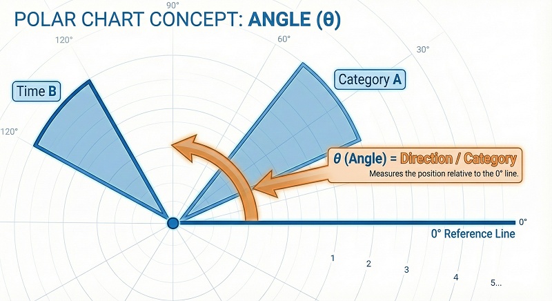polor chart angle