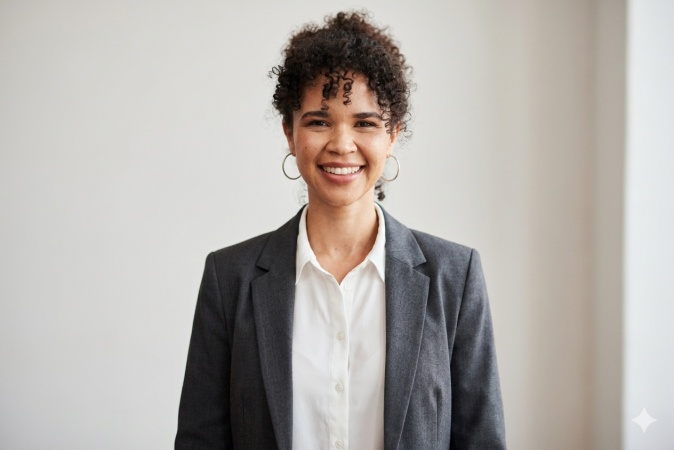 Professional LinkedIn Headshot for Women