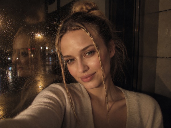 Rainy Window Mood Selfie Prompt
