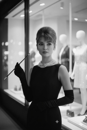 retro style prompt for gemini girl 11