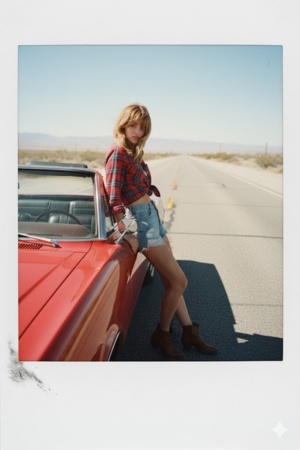 retro style prompt for gemini girl 12