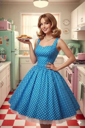 retro style prompt for gemini girl 16