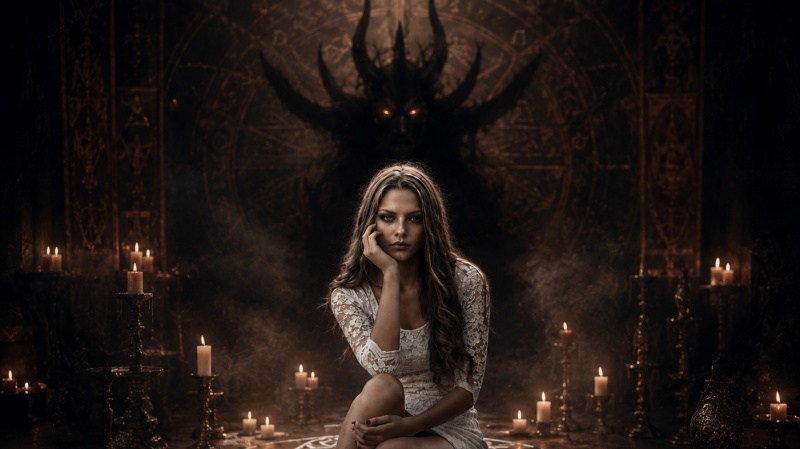 Ritual Crown Demon Prompt for girl