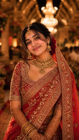 Royal Indian Bridal Portrait