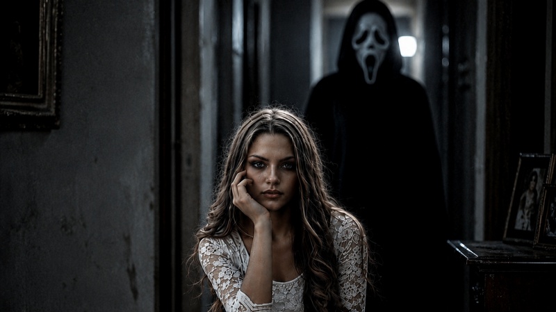 Scream AI Photo Prompt for girl