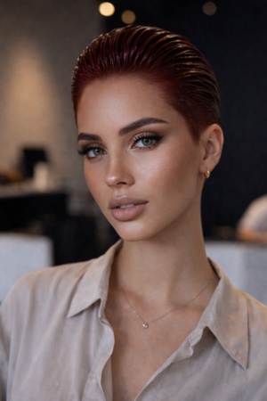 short hair ai prompt female 5