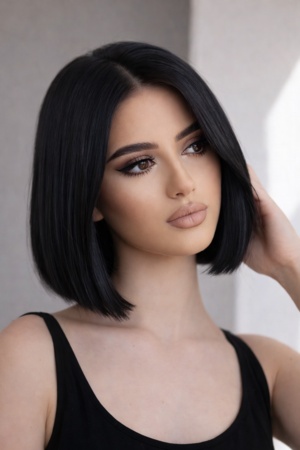 short hair ai prompt female 7