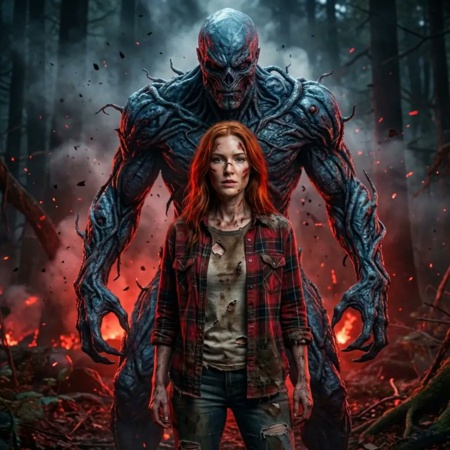 stranger things prompt for gemini 9