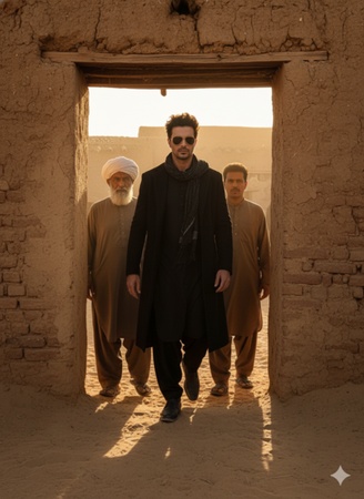 strong entrance scene in dhurandhar prompt style