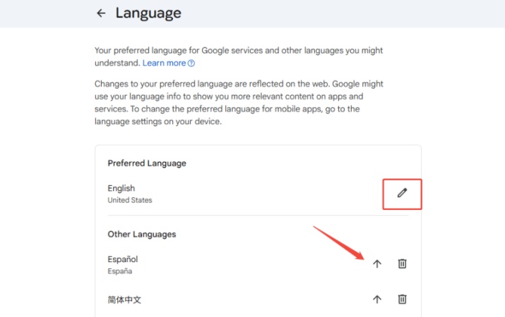 switch interface language step2