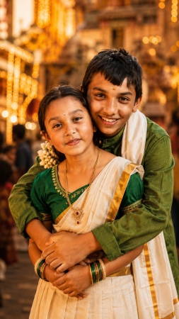 Temple Festival Portrait Prompt