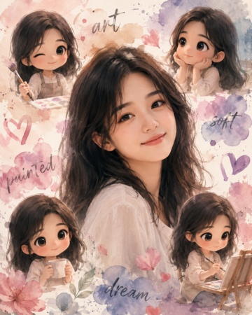 trending chibi cartoon style ai photo 24