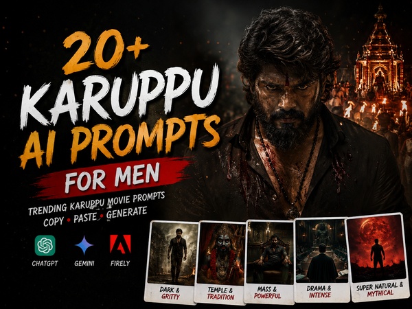 trending karuppu movie prompt