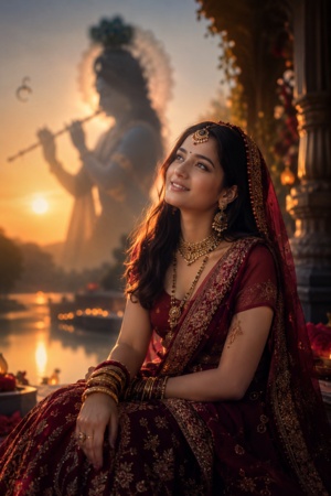 trending radha rani prompt 13