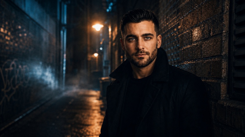 Urban Alley Cinematic Prompt