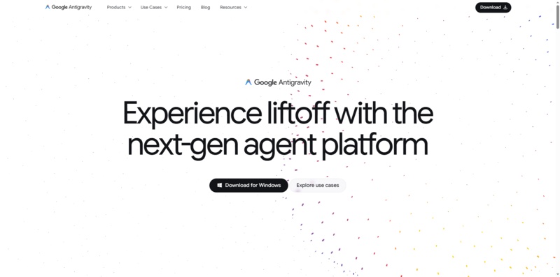使用 Google Antigravity 進行程式開發