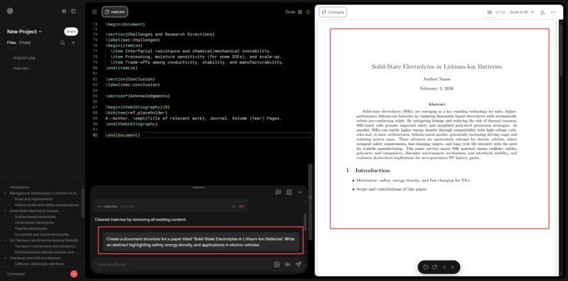 use prism to generate structure