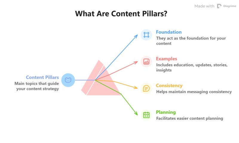 what are content pillars