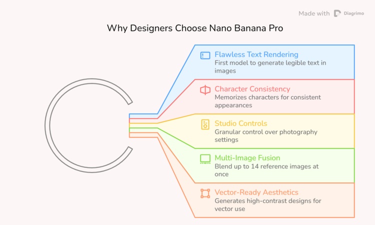why designers choose nano banana pro